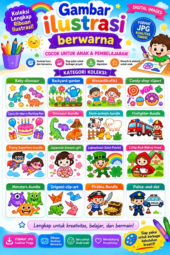 Bonus Gambar Ilustrasi Berwarna